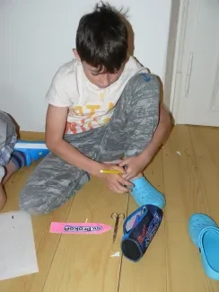 Škola v přírodě 1. A, 2. B, 4. A - Broumov (část 1)