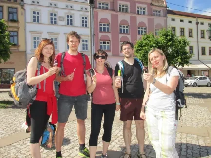 Škola v přírodě 1. A, 2. B, 4. A - Broumov (část 1)