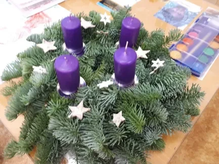 Žehnání adventních věnců