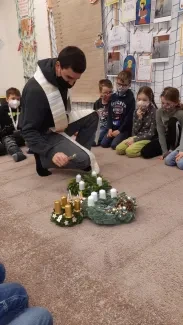 Žehnání adventních věnců