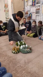 Žehnání adventních věnců