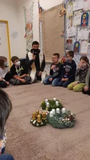 Žehnání adventních věnců