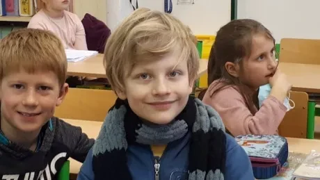 Žehnání adventního věnce_3. A a 7. B