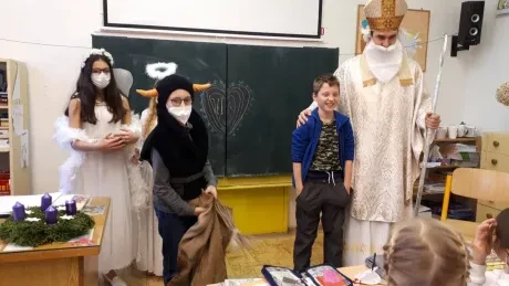 Mikuláš, andělé, čerti