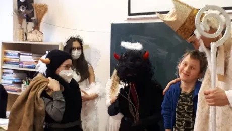 Mikuláš, andělé, čerti