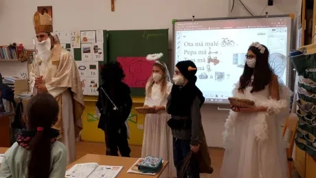 Mikuláš, andělé, čerti