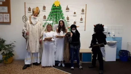 Mikuláš, andělé, čerti