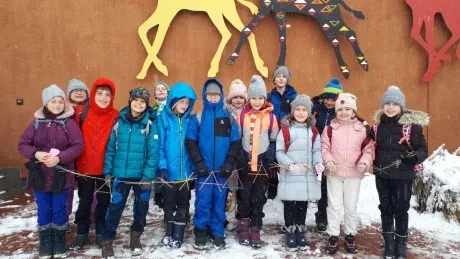 ZOO zdobení vánočních stromečků