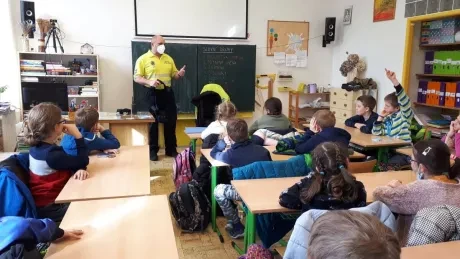 Městský strážník ve 3. A