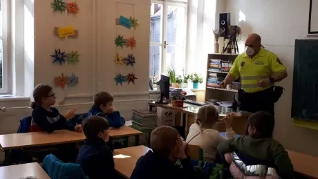 Městský strážník ve 3. A