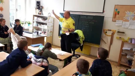Městský strážník ve 3. A