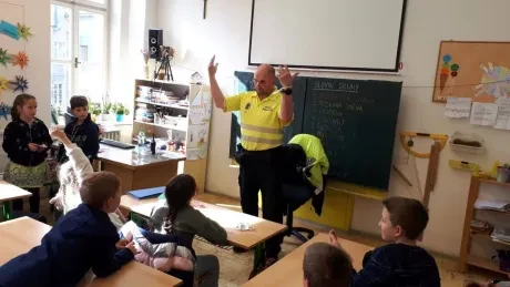 Městský strážník ve 3. A