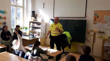 Městský strážník ve 3. A