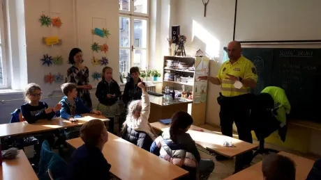 Městský strážník ve 3. A