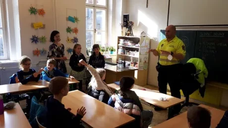 Městský strážník ve 3. A
