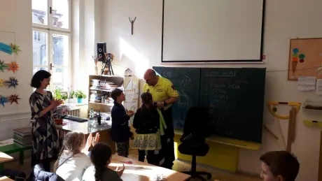 Městský strážník ve 3. A