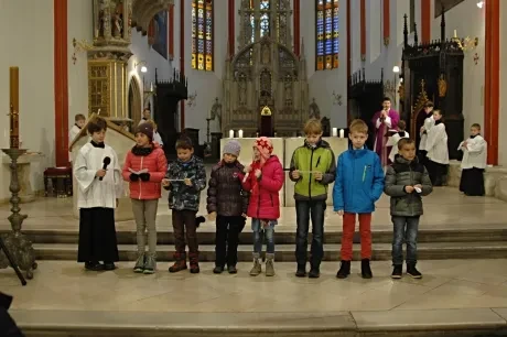 Mše svatá před Vánocemi