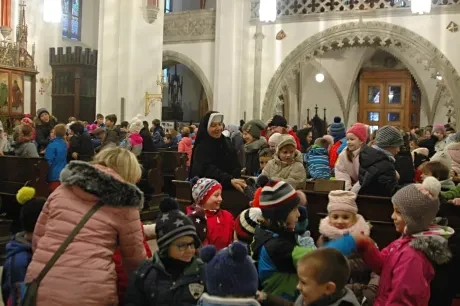 Mše svatá před Vánocemi