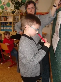 Vánoční putování v ŠD u prvňáků