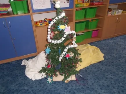 Vánoční putování v ŠD u prvňáků