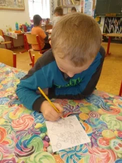 Postní cesta v ŠD u prvňáků