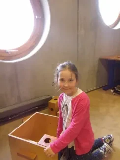 ŠD prvňáků na výstavě Hry a klamy ve vědecké knihovně