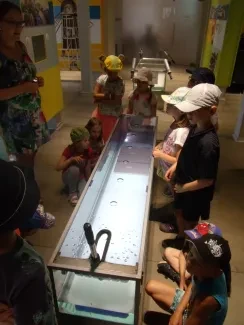 Výlet 1. A - Hučák, projížďka lodí