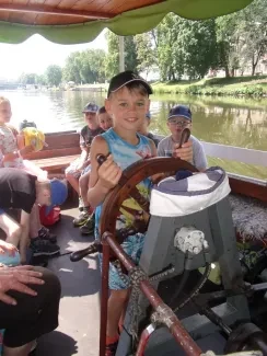 Výlet 1. A - Hučák, projížďka lodí