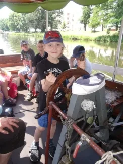 Výlet 1. A - Hučák, projížďka lodí