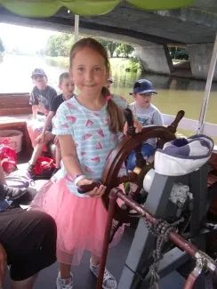 Výlet 1. A - Hučák, projížďka lodí