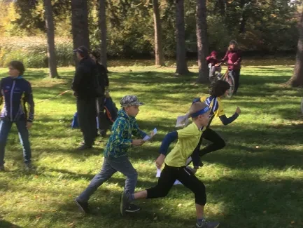 Liga škol_Orientační běh