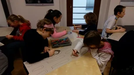 Výtvarná dílna v divadle Drak a VI. A