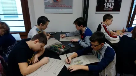 Výtvarná dílna v divadle Drak a VI. A