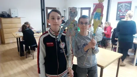 Výtvarná dílna v divadle Drak a VI. A
