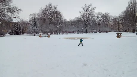 Hrátky na sněhu v družině prvňáčků