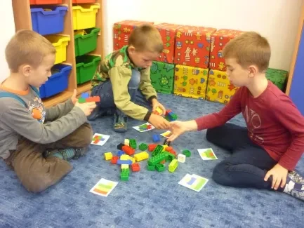 První seznámení s geometrií v 1. B