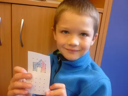 První seznámení s geometrií v 1. B