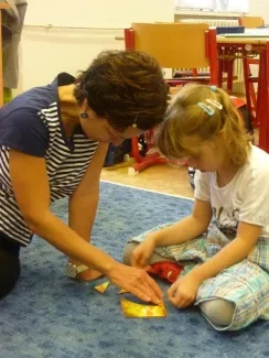 První seznámení s geometrií v 1. B