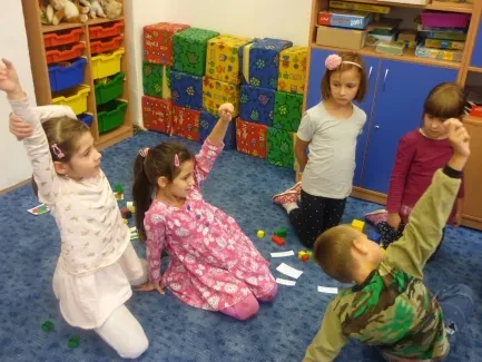 První seznámení s geometrií v 1. B