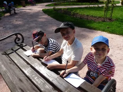 Četba venku - 1. A a 2. B