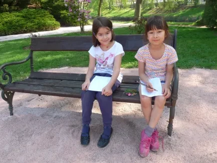 Četba venku - 1. A a 2. B