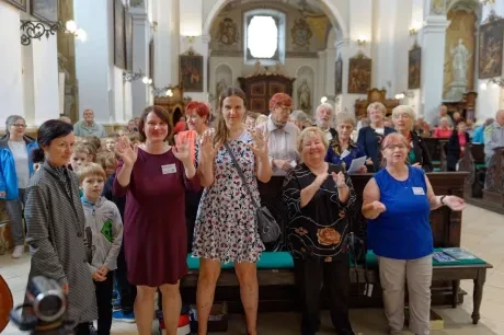 Diecézní setkání seniorů s žáky naší školy