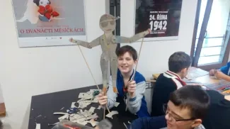 Výtvarná dílna v divadle Drak a VI. A